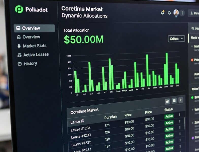Coretime Polkadot Coretime Market Sees First $50 Million in Dynamic Allocations ...